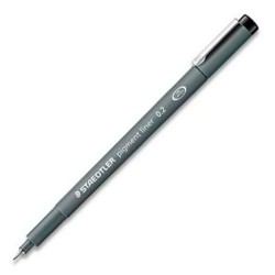 Feutres Staedtler Pigment Line Noir (10 Unités)