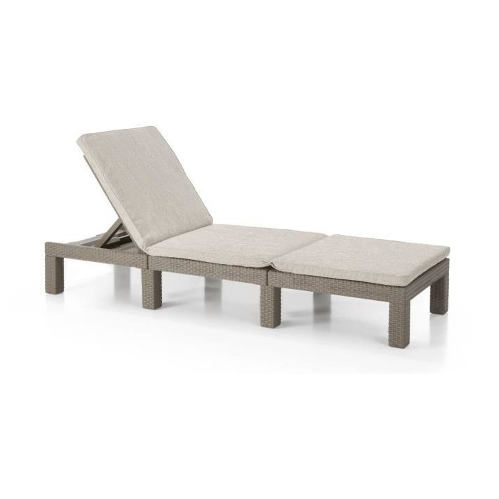 Allibert by KETER - Daytona - bain de soleil - résine imitation rotin