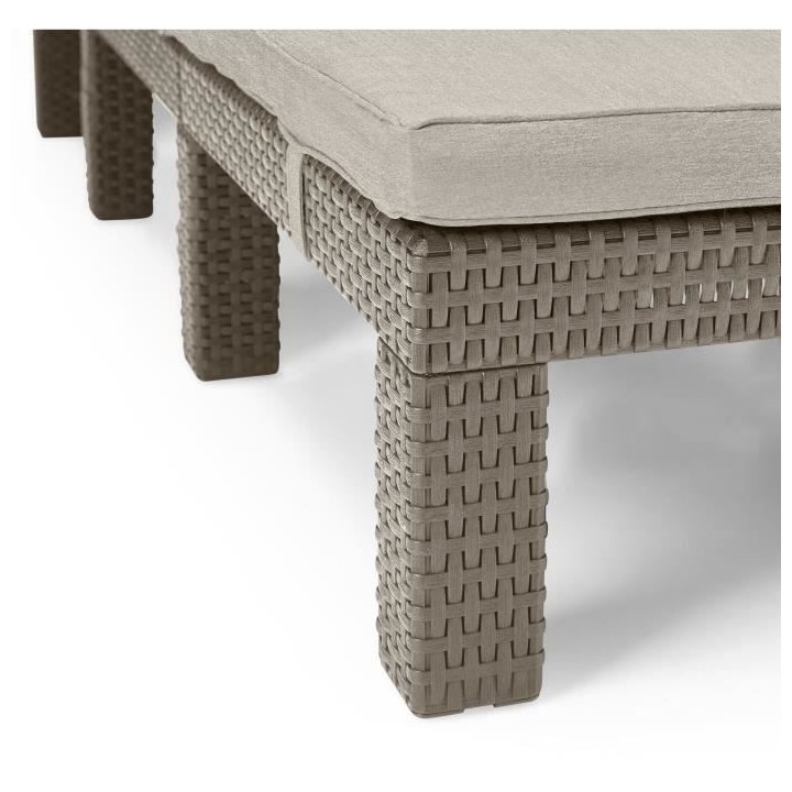 Allibert by KETER - Daytona - bain de soleil - résine imitation rotin