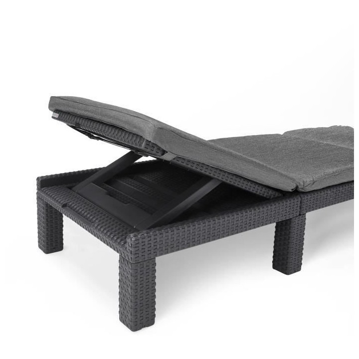 Allibert by KETER - Daytona - bain de soleil - résine imitation rotin