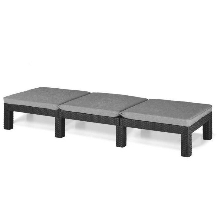 Allibert by KETER - Daytona - bain de soleil - résine imitation rotin