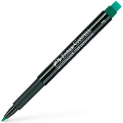 Marqueur permanent Faber-Castell Multimark 1513 F Vert (10 Unités)