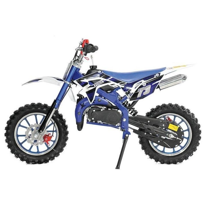 PRORIDER USA - Mini moto dirt - 50 cc - 2 temps - Enfant - Bleu