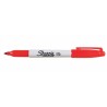 Marqueur permanent Sharpie Fine Point Rouge 12 Unités