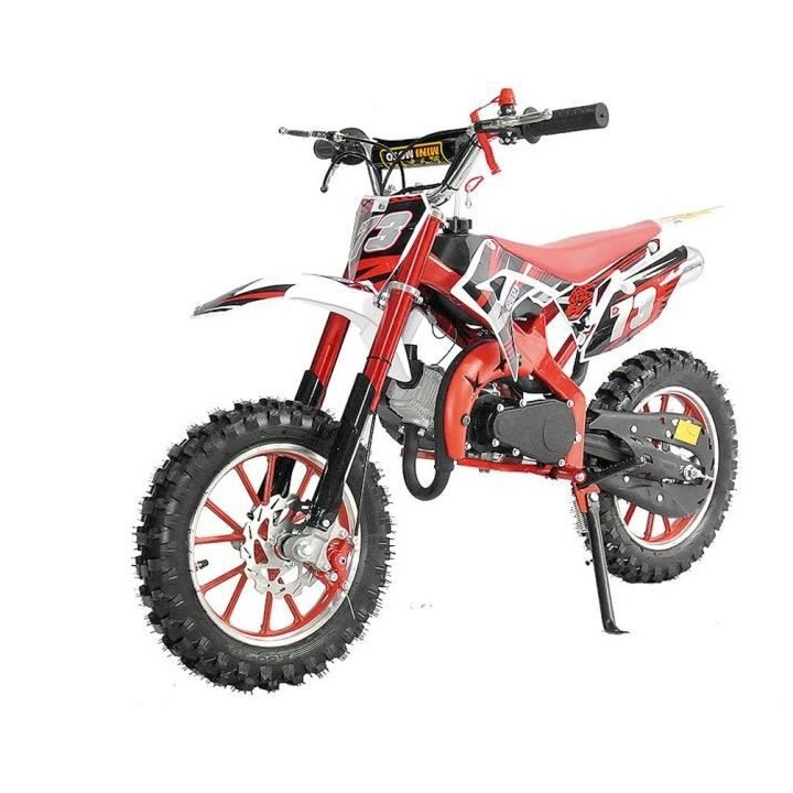PRORIDER USA - Mini moto dirt - 50 cc - 2 temps - Enfant - Rouge