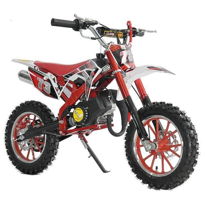 PRORIDER USA - Mini moto dirt - 50 cc - 2 temps - Enfant - Rouge