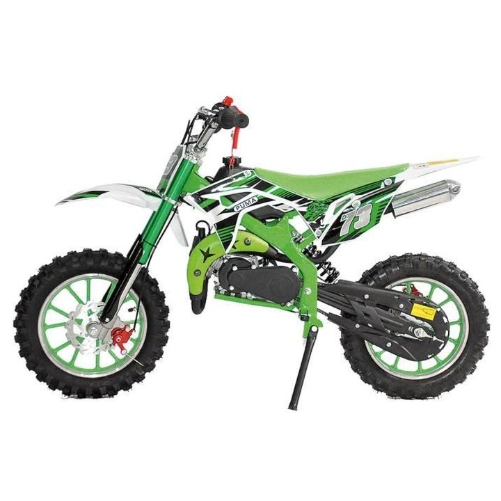 PRORIDER USA - Mini moto dirt - 50 cc - 2 temps - Enfant - Vert