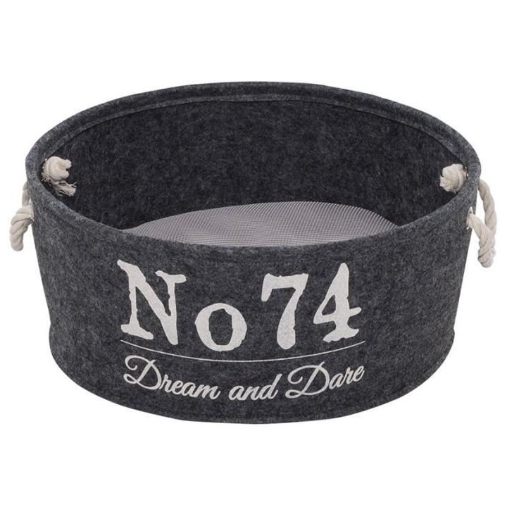 EUROPET BERNINA Panier Felt Vat D&D - Gris - Pour chien