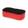 Tampon à récurer Mousse Rouge Noir Fibre abrasive (40 Unités)