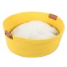 EBI Panier pour chats Tres - 57 x 57 x 20 cm - Jaune