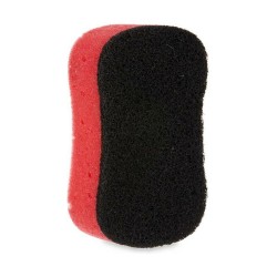 Tampon à récurer Mousse Rouge Noir Fibre abrasive (40 Unités)