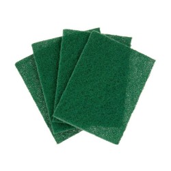 Lot de tampons à récurer Vert Fibre abrasive (28 Unités)