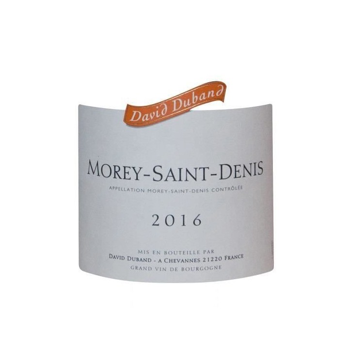 David Duband 2016 Morey-Saint-Denis - Vin rouge de Bourgogne