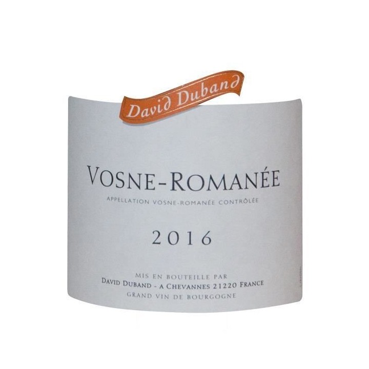 David Duband 2019 Vosne-Romanée - Vin rouge de Bourgogne