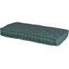 DEKO AND CO Coussin palette rectangulaire en coton - Coloris vert pin - 60 x 120 x 15 cm