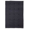 Tapis bouclette - Bleu fumé - 100% coton - 120 x 180 cm - Intérieur