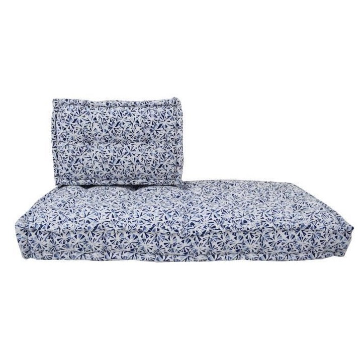 DEKO & CO Dossier imprimé - 60 x 15 x 40 cm - Bleu