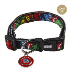 Collier pour Chien Marvel XXS/XS Noir