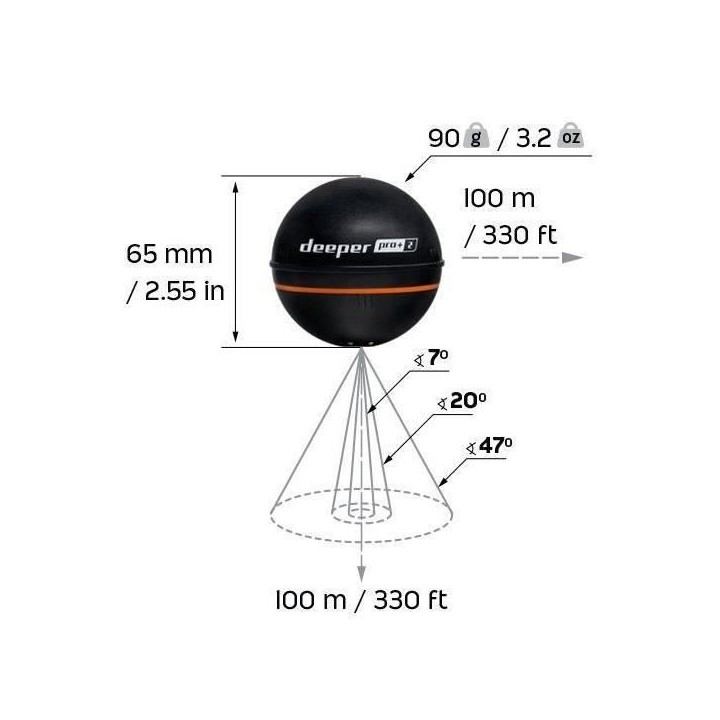 DEEPER Pro+ V2 - Sondeur portatif