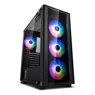DEEPCOOL BOITIER PC MATREXX 50 ADD - Moyen Tour - RGB 4F - Noir - Form