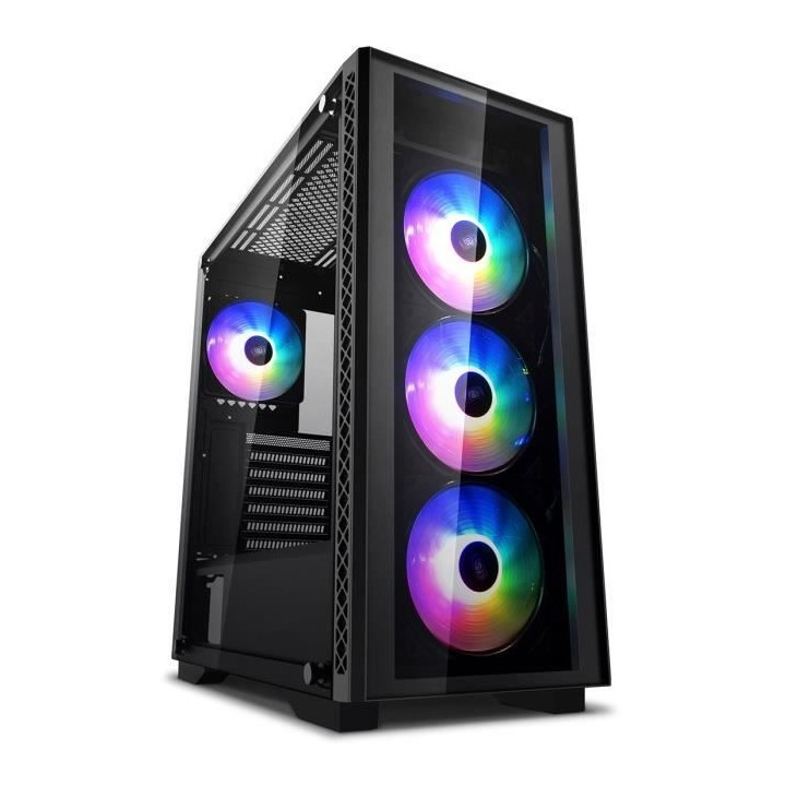 DEEPCOOL BOITIER PC MATREXX 50 ADD - Moyen Tour - RGB 4F - Noir - Form