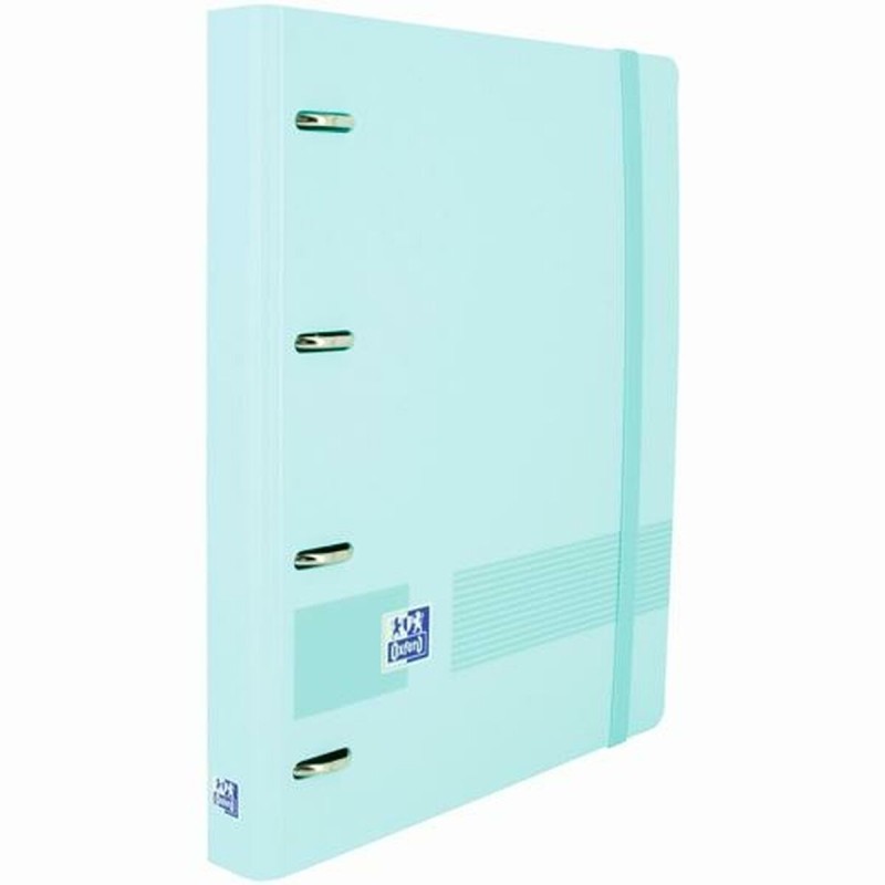 Reliure à anneaux Oxford Europeanbinder Polyfoam A4 Bleu pastel