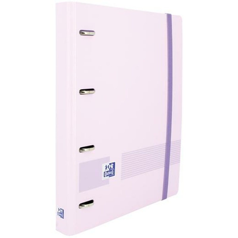 Reliure à anneaux Oxford Europeanbinder Polyfoam A4 Mauve