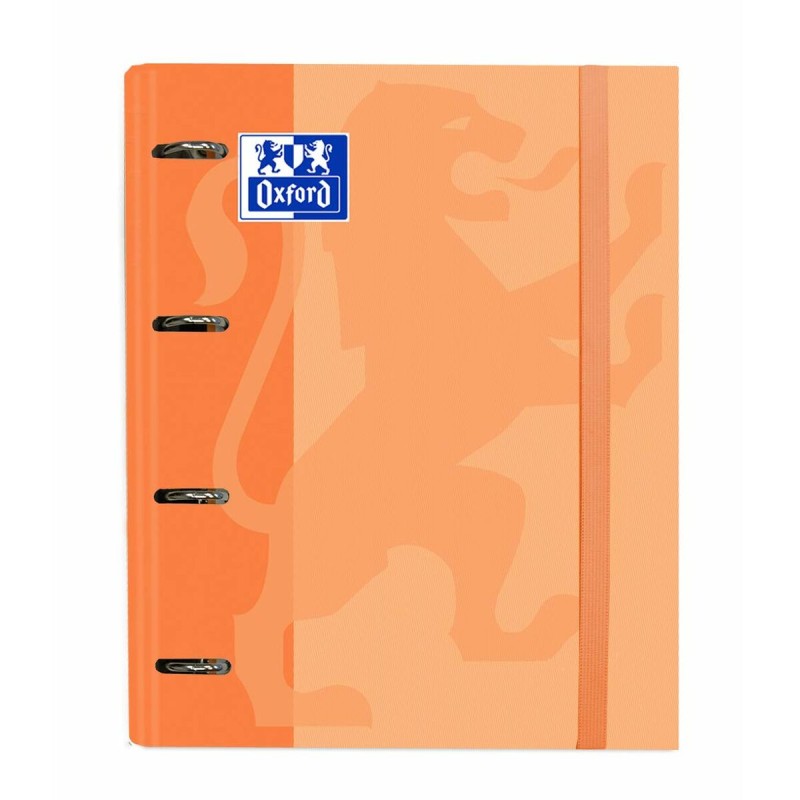 Reliure à anneaux Oxford Classic Europeanbinder A4 Pêche