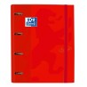 Reliure à anneaux Oxford Touch Europeanbinder Rouge A4