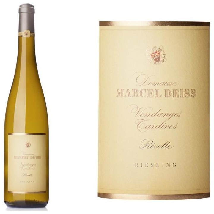 Domaine DEISS 2012 Riesling Vendanges Tardives - Vin blanc d'Alsace