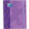 Reliure à anneaux Oxford Classic Europeanbinder A4 Mauve