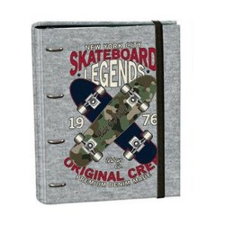 Reliure à anneaux SENFORT Ringbook Skateboard 1 Unités Multicouleur A4