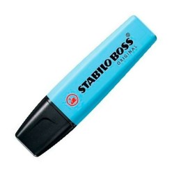 Marqueur fluorescent Stabilo Boss Bleu (10 Unités)