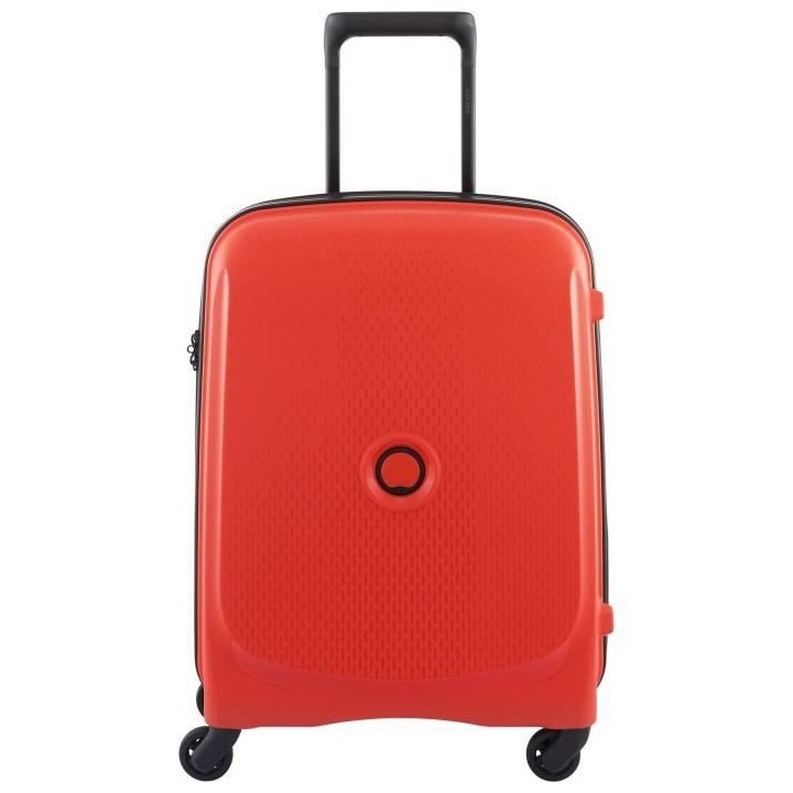 DELSEY BELMONT TROLLEY 55 CM 4 ROUES CABINE SLIM - ROUGE - POPYPROPYLE