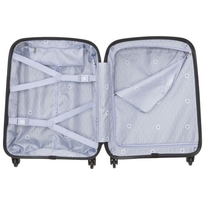 DELSEY BELMONT TROLLEY 55 CM 4 ROUES CABINE SLIM - ROUGE - POPYPROPYLE