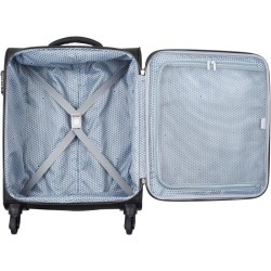 DELSEY Cuzco trolley 55cm 4 roues cabine slim - Polyester - 50x40x20 - 2,40 KG - Noir