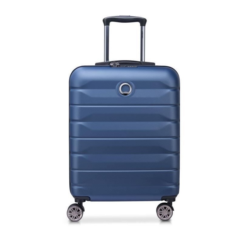 DELSEY PARIS - AIR ARMOUR - Valise cabine rigide slim - 55x40x20 cm - 34 litres - S - Bleu nuit