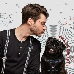 Harnais pour Chien Star Wars Noir