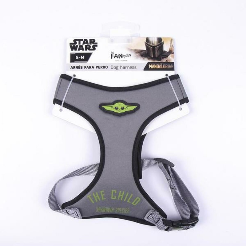 Harnais pour Chien The Mandalorian XXS/XS Gris