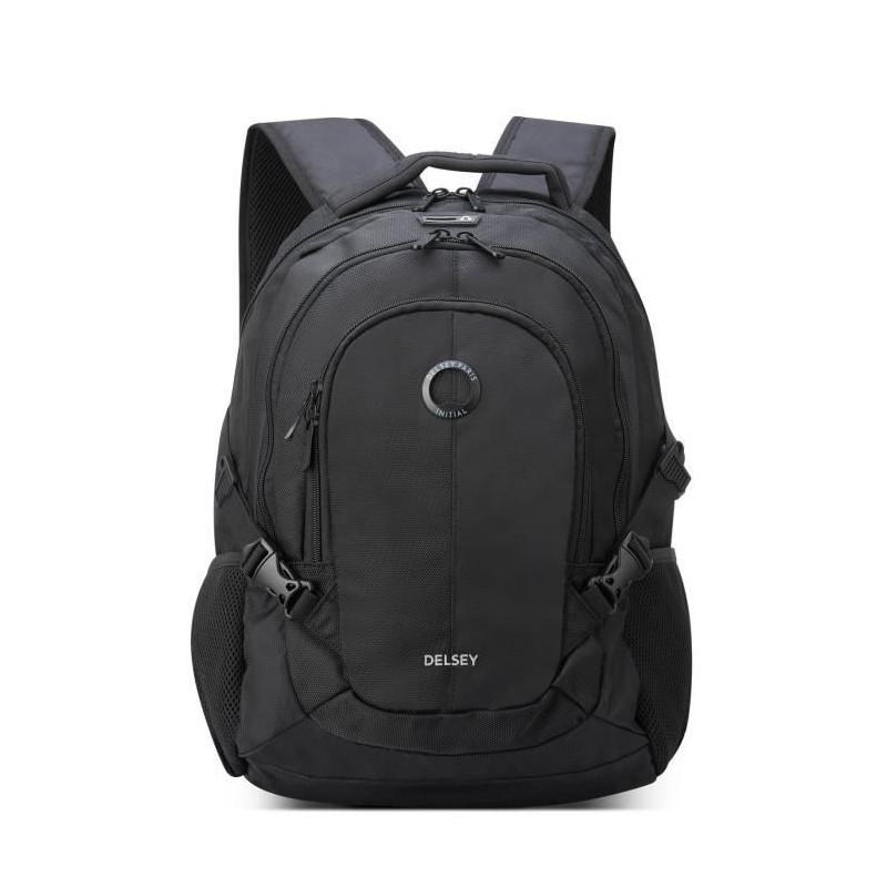 DELSEY Navigator Sac a dos - Port USB - Polyester - 47,5x32x5x21,5 - 0,700 kg - Noir