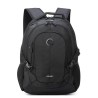 DELSEY Navigator Sac a dos - Port USB - Polyester - 47,5x32x5x21,5 - 0,700 kg - Noir