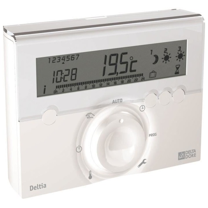 DELTA DORE Programmateur fil pilote Deltia 8.31 3 zones