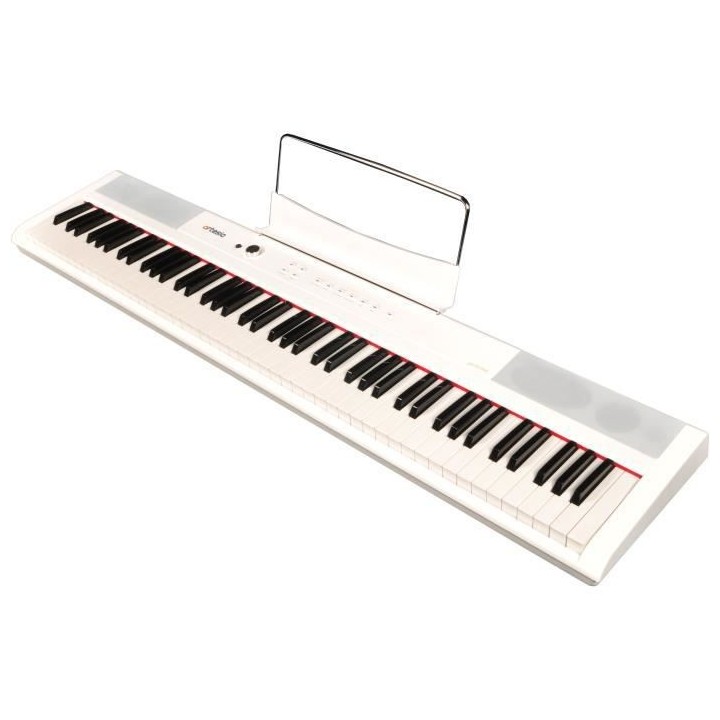 DELSON Piano portable 88 Touches Dynamique blanc