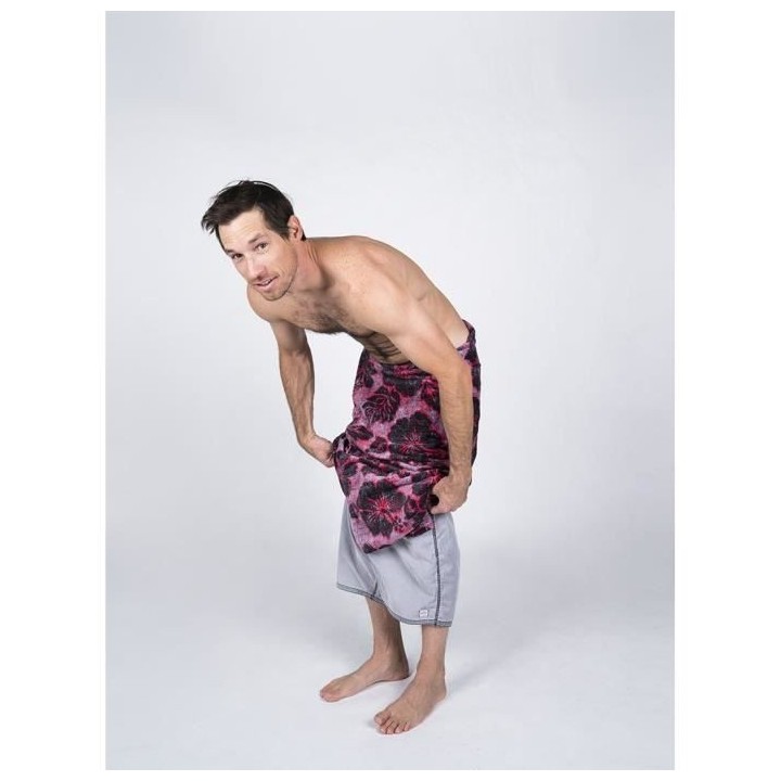 LEUS Serviette plage 148x84cm Conner Coffin Heavy Petal Red