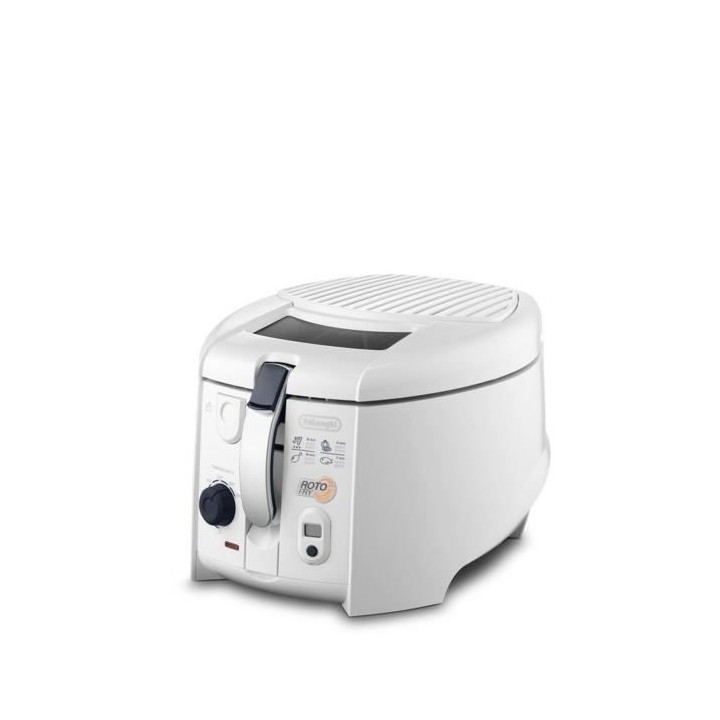DELONGHI F28533.W1 Friteuse électrique classique RotoFry - Blanc