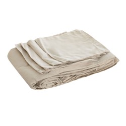 Nappe et serviettes de table DKD Home Decor Beige