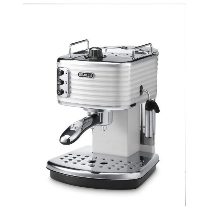 Machine expresso classique - DELONGHI ECZ 351.W Scultura - Blanc - 1,4