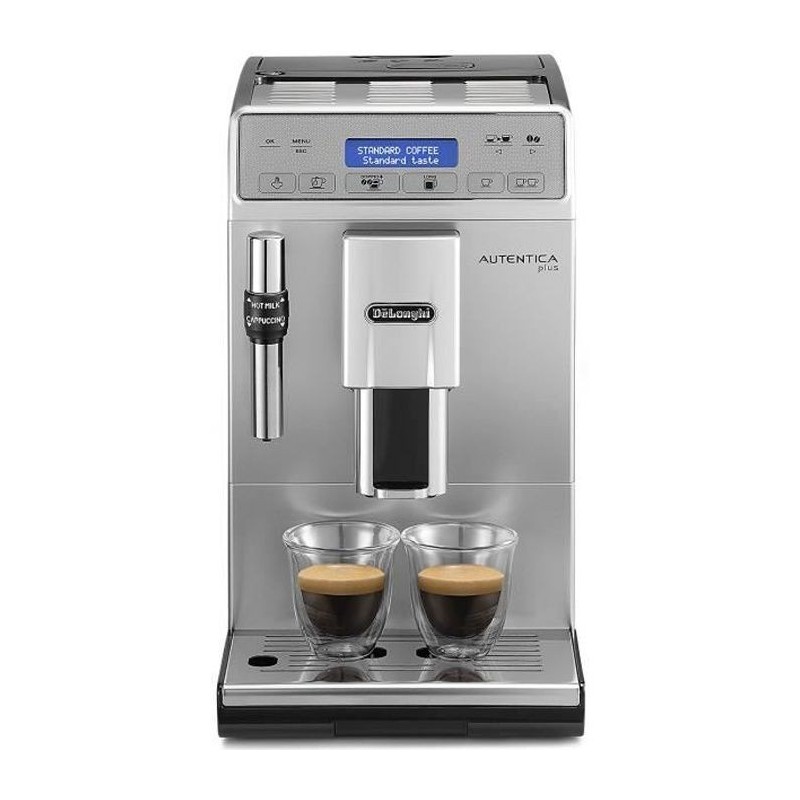 Machine a café Expresso broyeur DELONGHI Autentica Plus ETAM29.620.SB - Argent