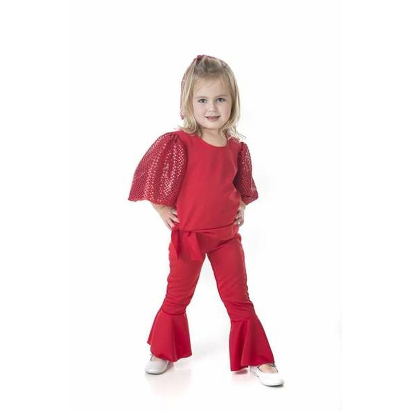 Déguisement pour Enfants Carrá 3-5 ans Rouge (2 Pièces)