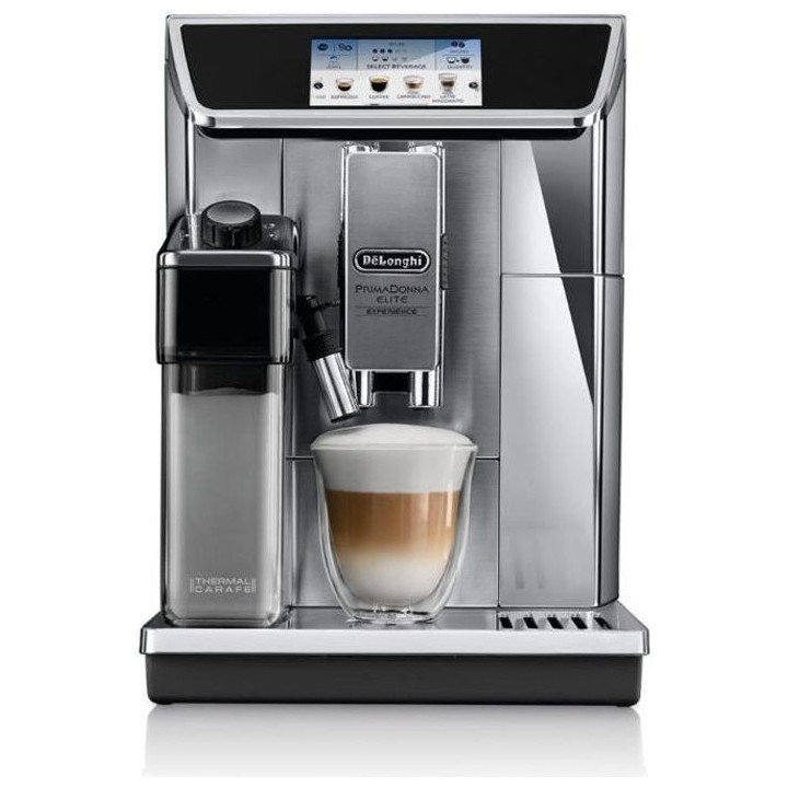 Machine a café Expresso broyeur - DELONGHI ECAM650.85.MS - Gris - Con